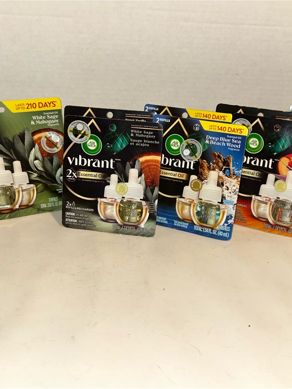 Vibrant Air Wick Essential Oil Plug-In Refills - Bundle Assorted 11 products-New